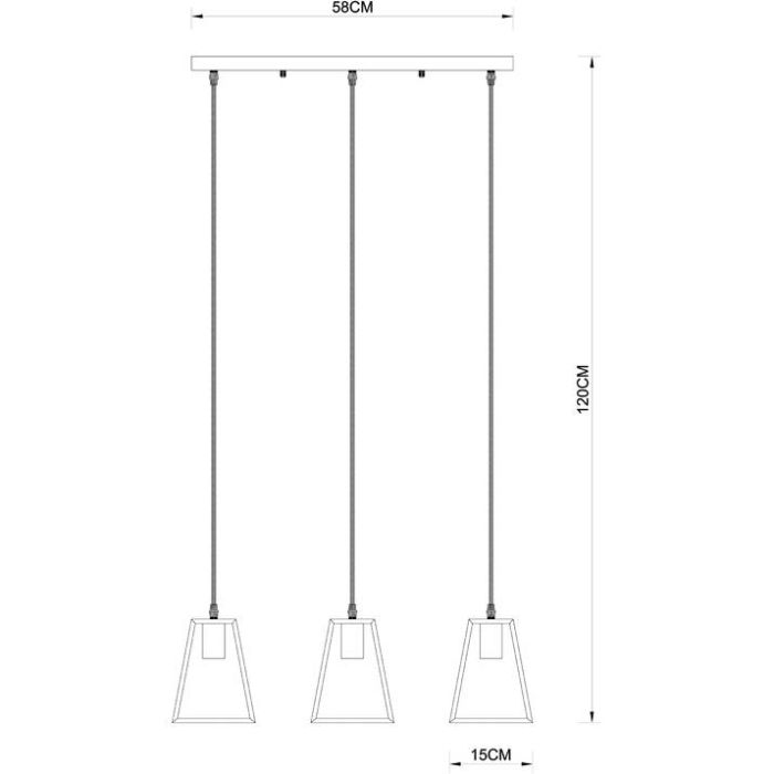 Подвесной светильник Arte Lamp Brussels A8030SP-3BK