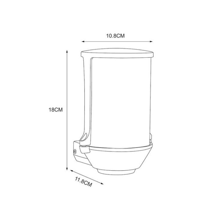 Накладной светильник Arte Lamp Minchir A8306AL-1BK