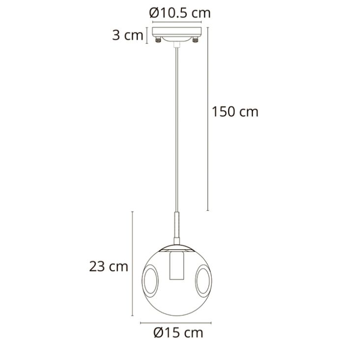 Подвесной светильник Arte Lamp Tureis A9915SP-1PB