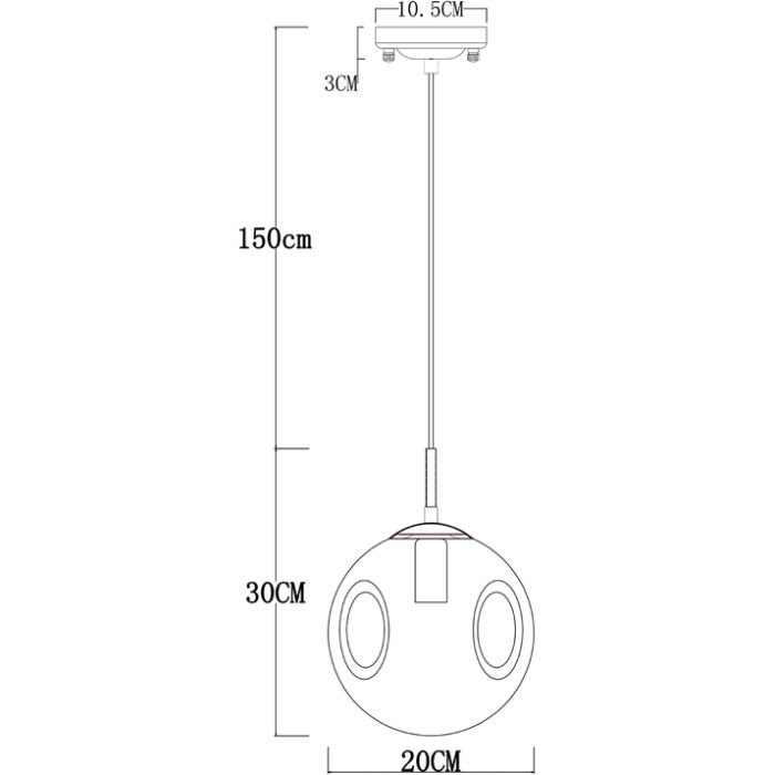 Подвесной светильник Arte Lamp Tureis A9920SP-1CC