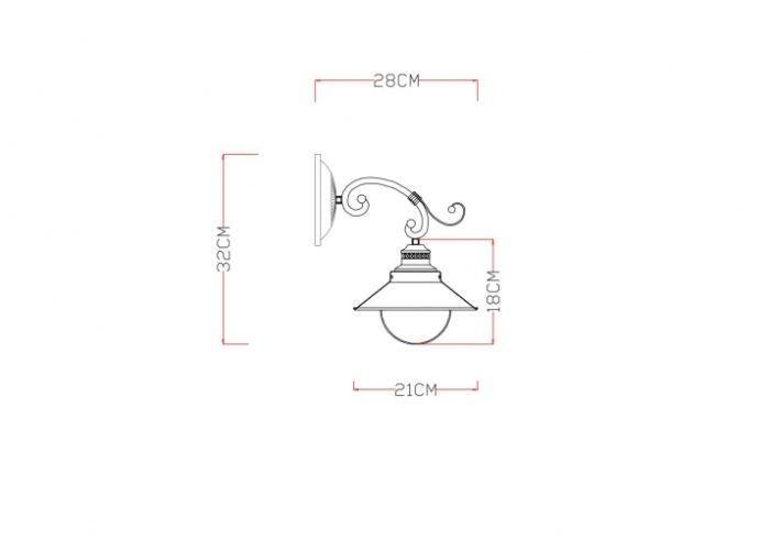 Бра Arte Lamp Grazioso A4577AP-1WG