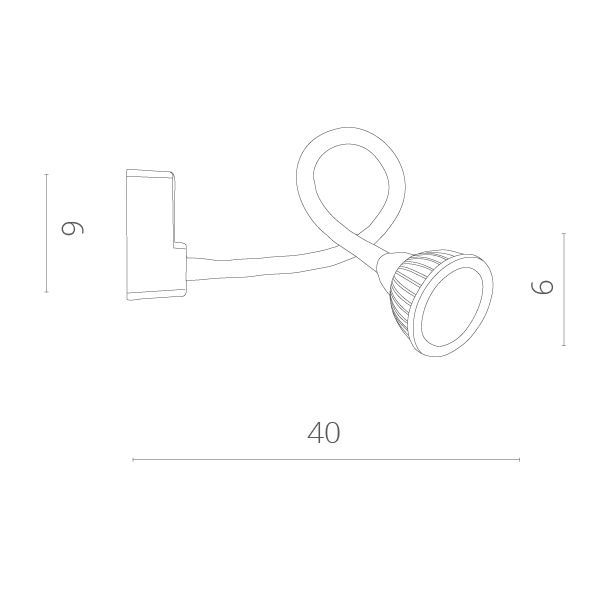 Бра Arte Lamp Cercare A4107AP-1BK