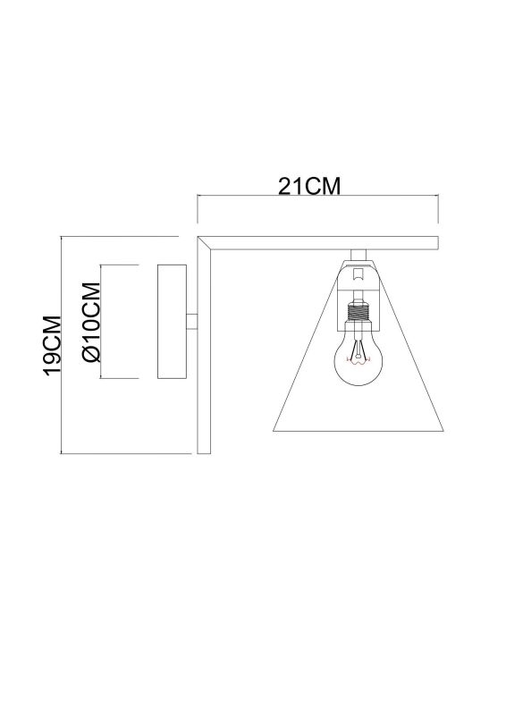 Бра Arte Lamp Jacob A7029AP-1BK