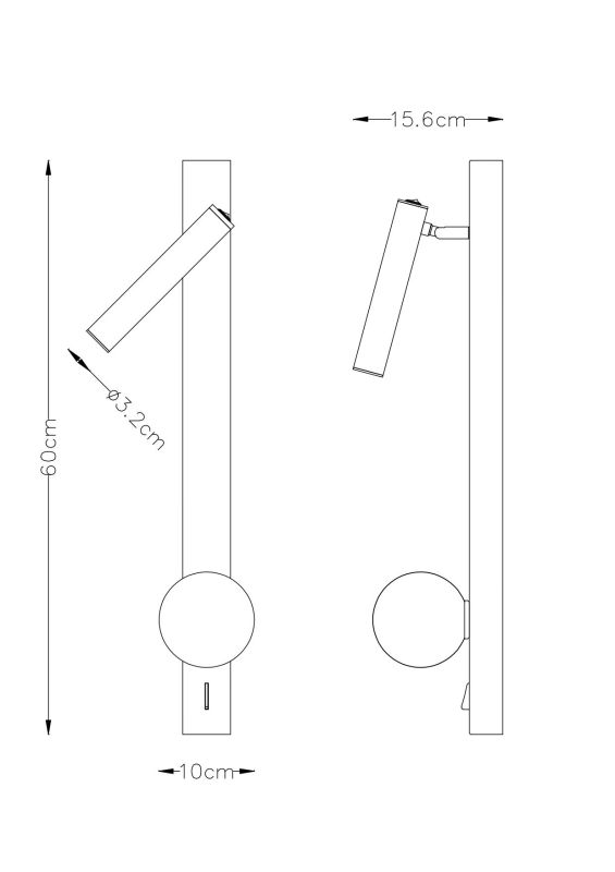 Бра с подсветкой Arte Lamp Joseph A2172AP-2BK