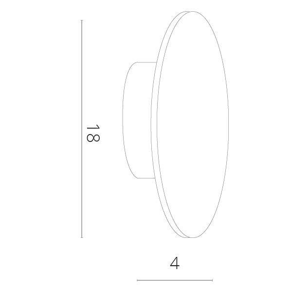 Накладной светильник Arte Lamp Nimbo A1510AP-1WH