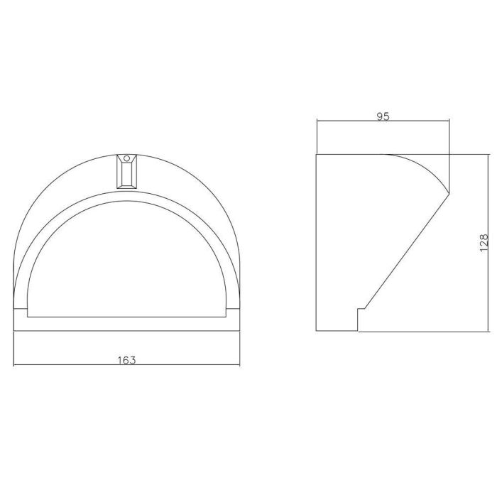 Накладной светильник Arte Lamp Urban A2801AL-1BK