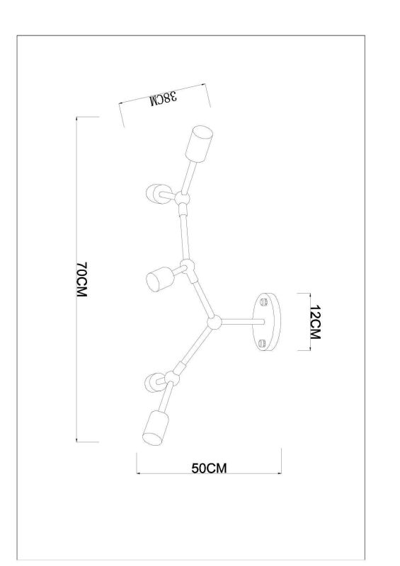 Люстра на штанге Arte Lamp Flex A6206PL-5CC