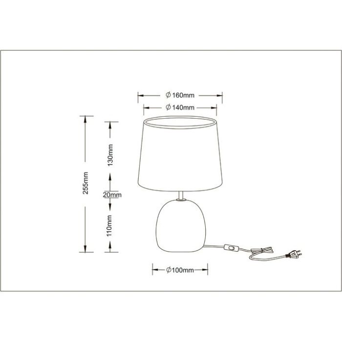 Настольная лампа декоративная Arte Lamp Titawin A5022LT-1GY