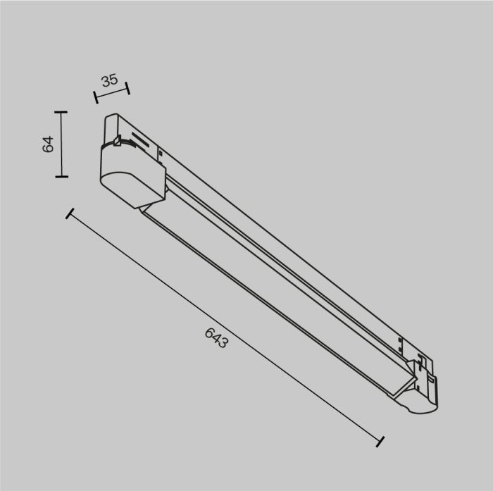 Накладной светильник Maytoni Basis TR196-3-20W2.7K-B