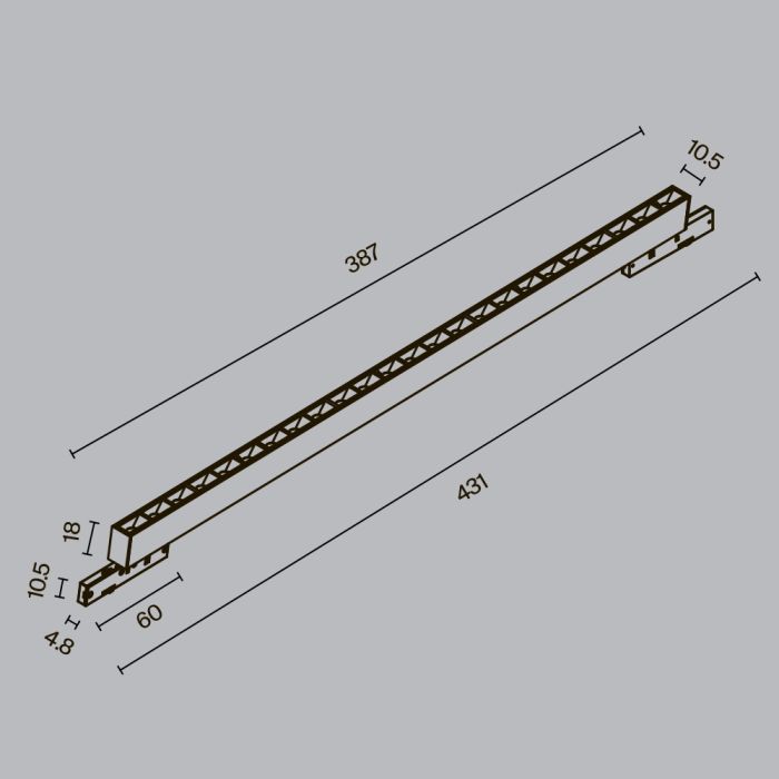 Накладной светильник Maytoni Points TR193-1-20W2.7K-M-B